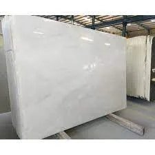 White Onyx slab with a softly translucent polished surface